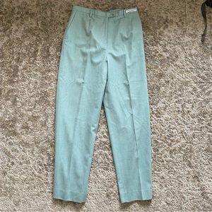 NWOT Pendleton 100% Virgin Wool Pastel Blue Trousers Size 12